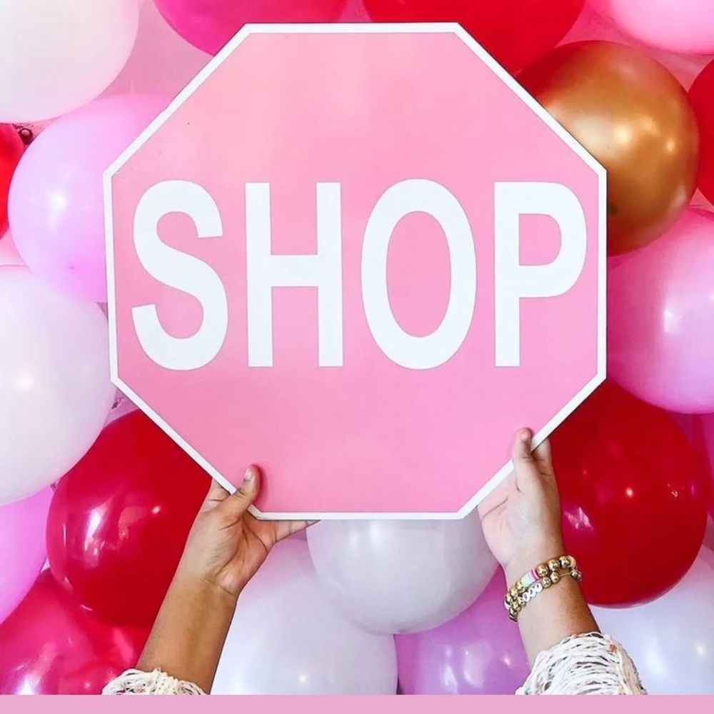 Pink Party Sign for Home Celebrations